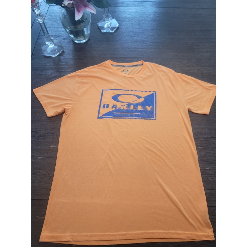 Oakley Hydrolix Shirt Mens XLARGE ORANGE regular fit graphic logo